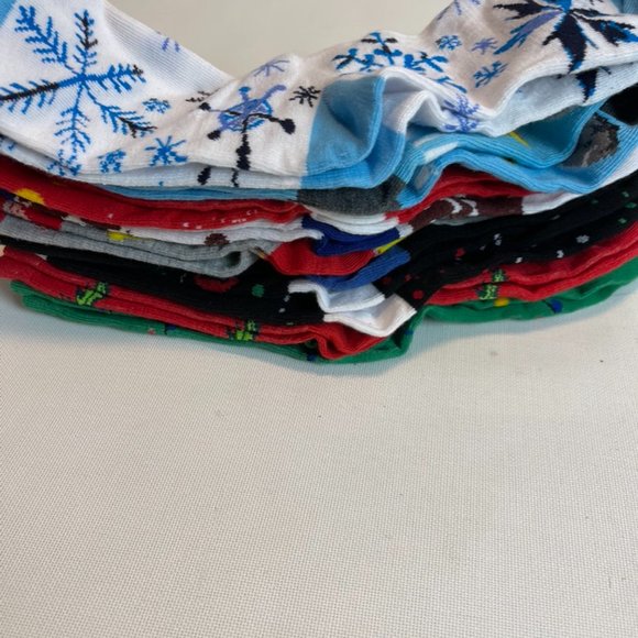 Christmas sock 9 pairs NWOT - Picture 9 of 9